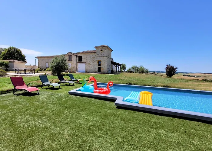 La Colline Gersoise-Piscine-Sauna